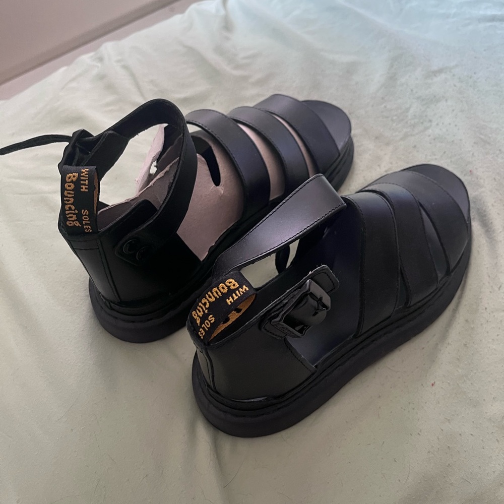 Dr. Martens Black Platform Sandals